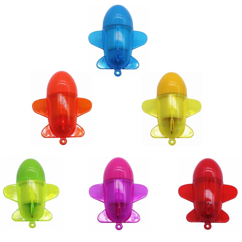 SWTOOL 30pcs Mini Plane Ballpoint Pen Cute Cartoon Retractable Ball Pen (Random Color) - Image 1
